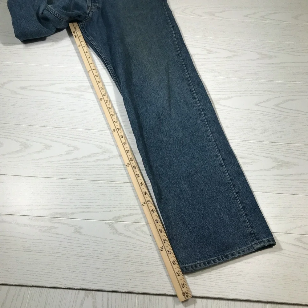 Vintage Banana Republic Jeans Men 38x34 Blue Button Fly Cotton High Rise Dad Y2K